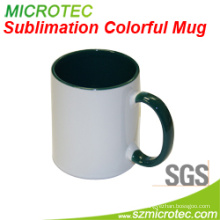 11oz Sublimation Coated Ceramic Two-Tone White Ceramic Mug